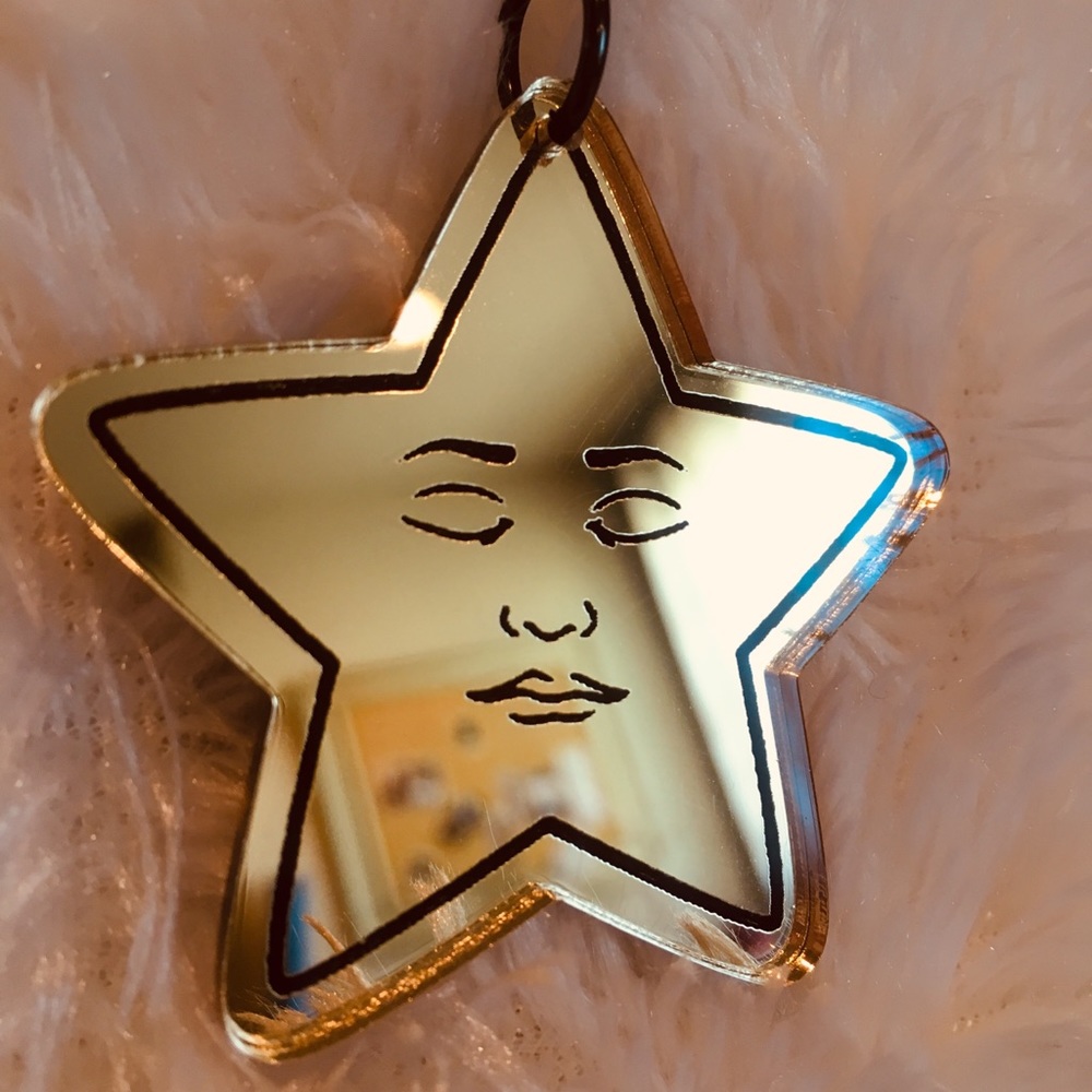 Earring Mirrored Sleeping Star